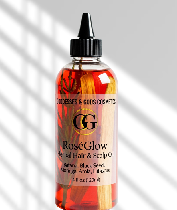 RoséGlow Herbal Hair & Scalp Oil