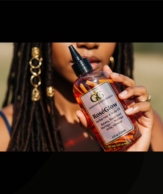 RoséGlow Herbal Hair & Scalp Oil