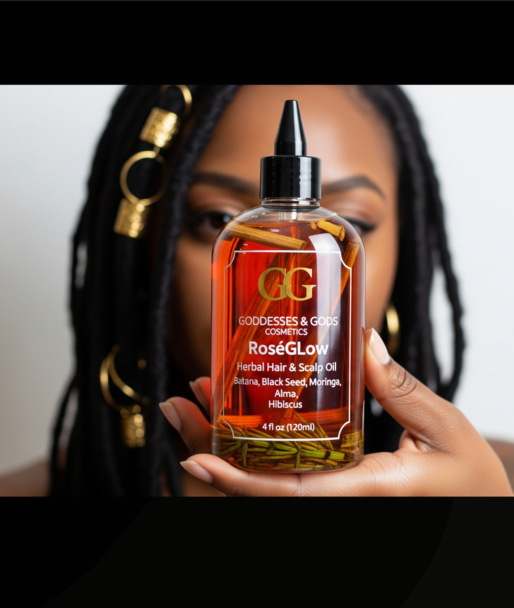 RoséGlow Herbal Hair & Scalp Oil