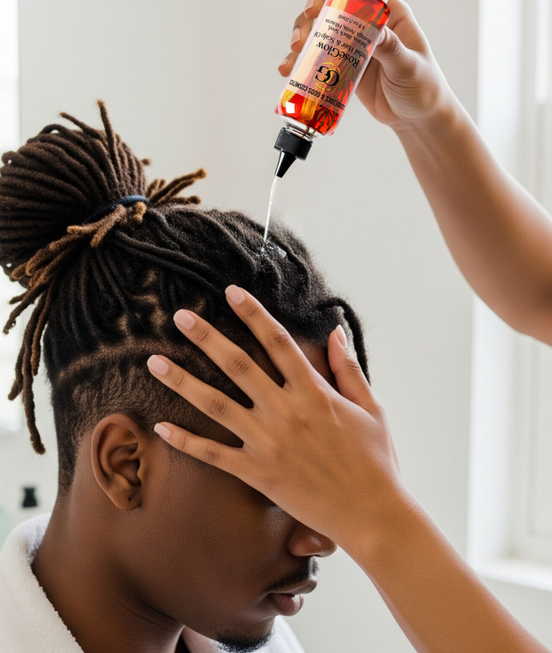 RoséGlow Herbal Hair & Scalp Oil