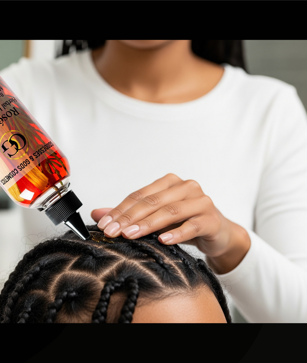RoséGlow Herbal Hair & Scalp Oil