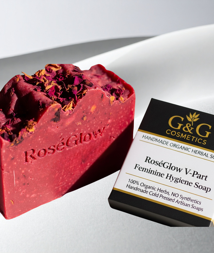 RoséGlow  V- Part Feminine  Hygiene Cold Pressed Artisan Soaps