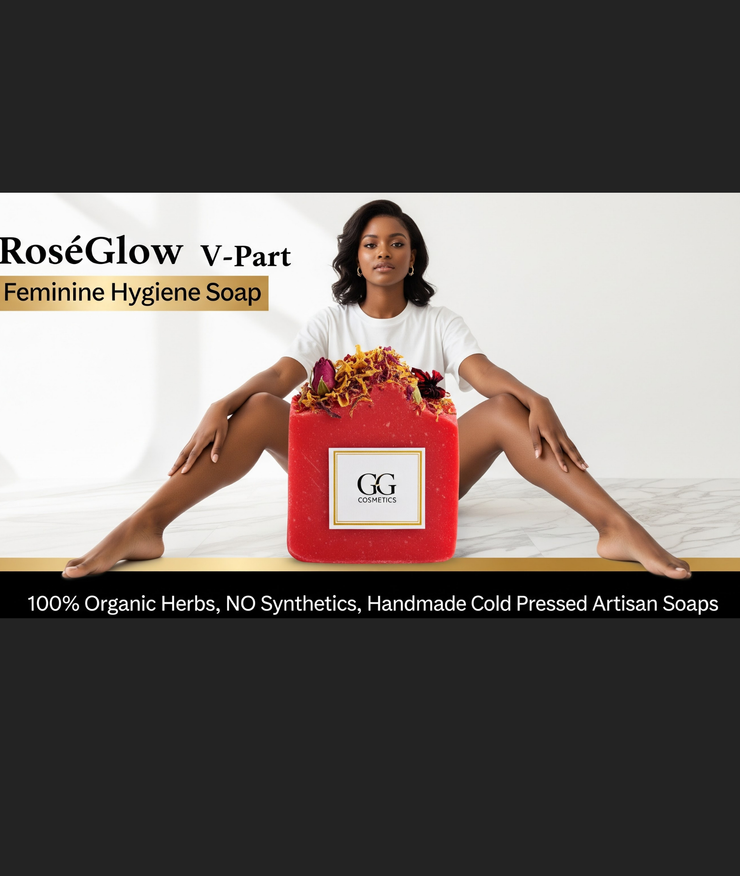 RoséGlow  V- Part Feminine  Hygiene Cold Pressed Artisan Soaps