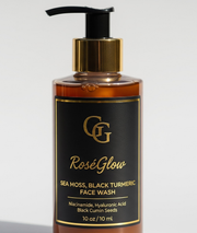 RoséGlow Sea Moss & Black Turmeric face Wash