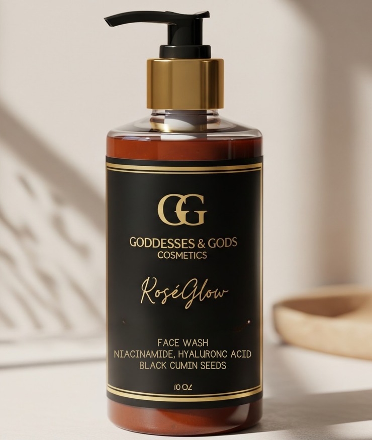 RoséGlow Sea Moss & Black Turmeric face Wash