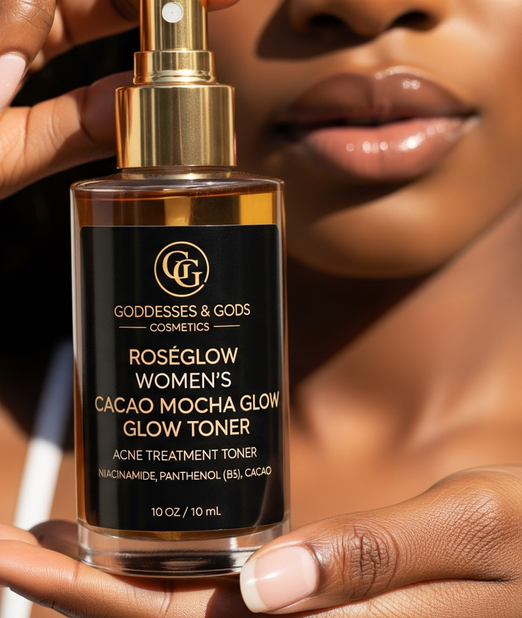 RoséGlow Women’s ☕ Cacao Mocha Glow Toner