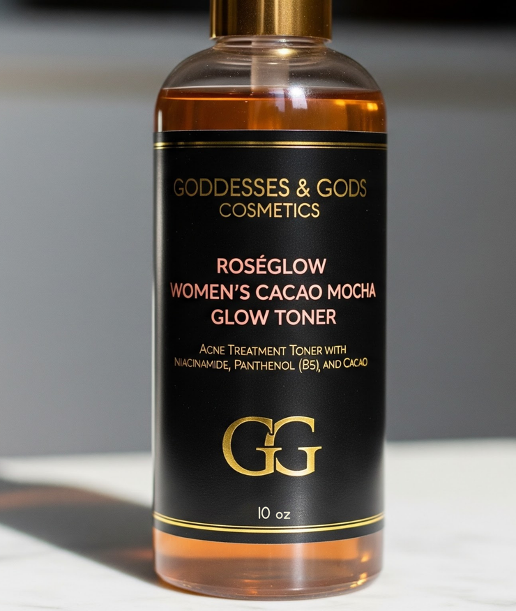 RoséGlow Women’s ☕ Cacao Mocha Glow Toner