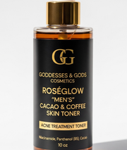 RoséGlow Mens ☕ Cacao & Coffee Skin Toner